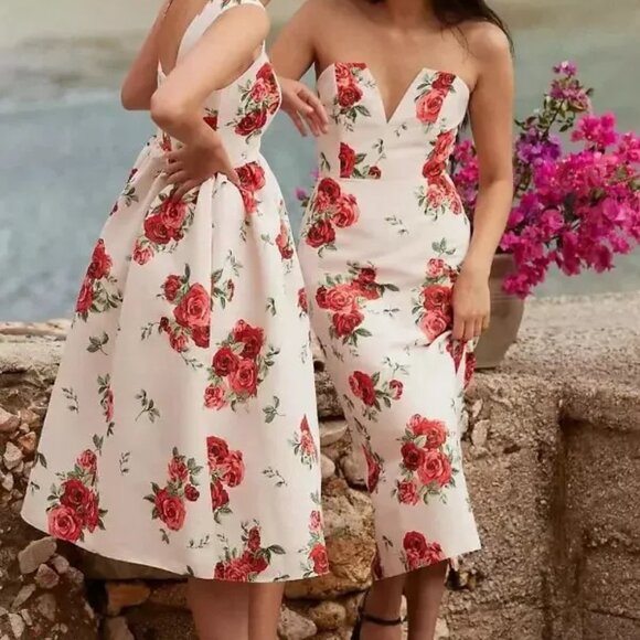 NWOT ANTHROPOLOGIE SACHIN & BABI TAFFETA SQUARE-NECK "BLAINE" DRESS - 6 - Picture 10 of 10